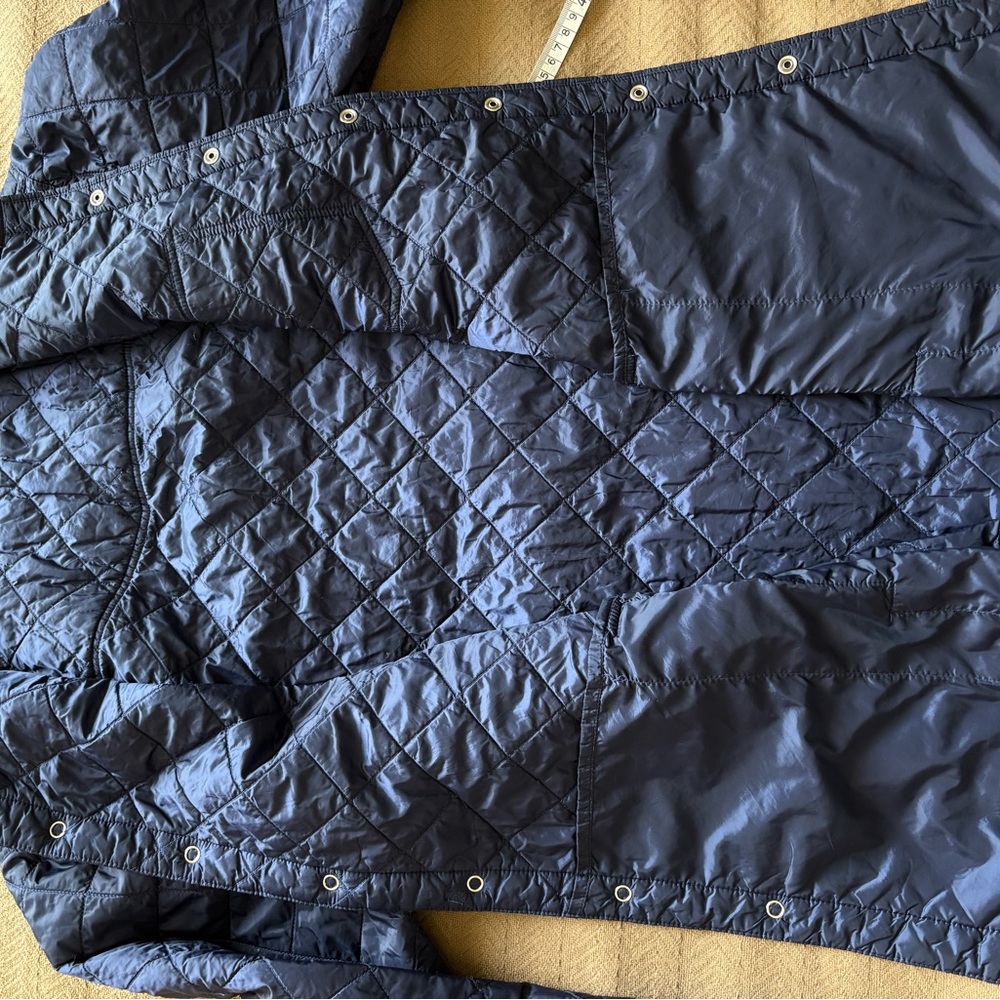 Criquet Men's Quilted Shirt Jacket - Deep Blue - Picture 9 of 10